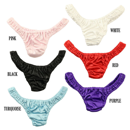 La-Pomme Felica Fabric Ingom Scanty T-back Shorts 113046