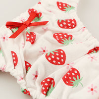 La Paume Cotton In Rubber Strawberry Pattern T-Back Scanty 114020