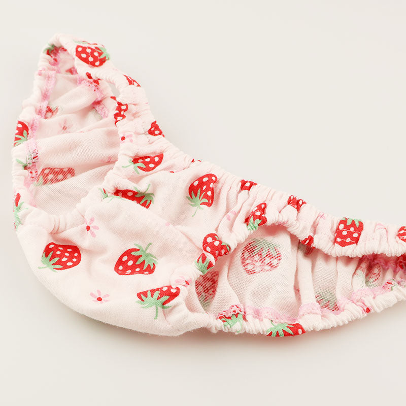La Paume Cotton In Rubber Strawberry Pattern Scanty 114022