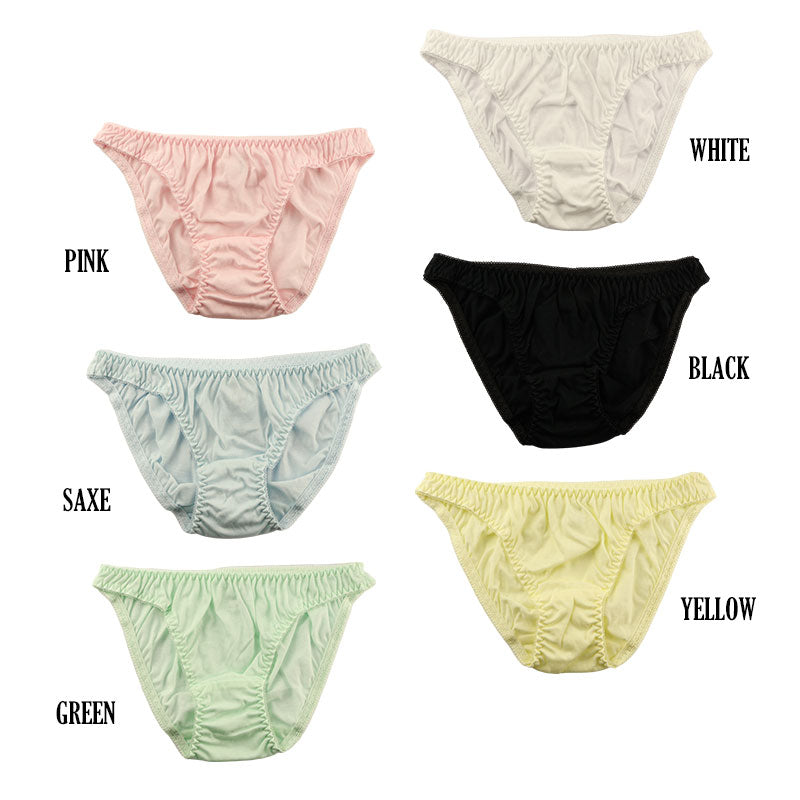 La-Pomme Cotton Fabric Simple Design Full Back Shorts 114026