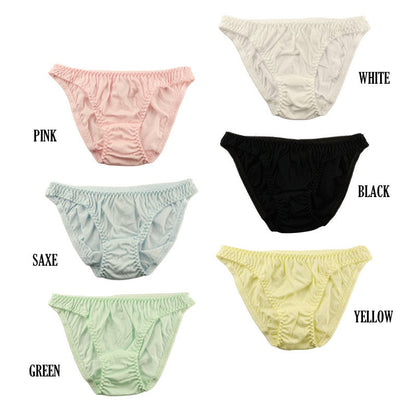 La-Pomme Cotton Fabric Simple Design Full Back Shorts 114026