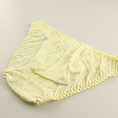 La-Pomme Cotton Fabric Simple Design Full Back Shorts 114026