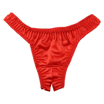 【OUTLET】ラ・ポーム フェリカ オープンクロッチ Tバックショーツ 115023