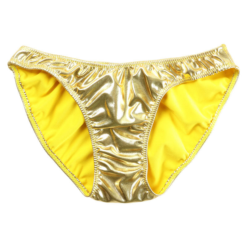 La-Pomme Metallic 1-piece no-haggle fullback shorts 119121