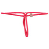 La-Pomme E6000 fabric open crotch G-string with pocket 213004