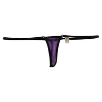 La-Pomme Spark Half Fabric Micro Mini Extra Small G-String 214004