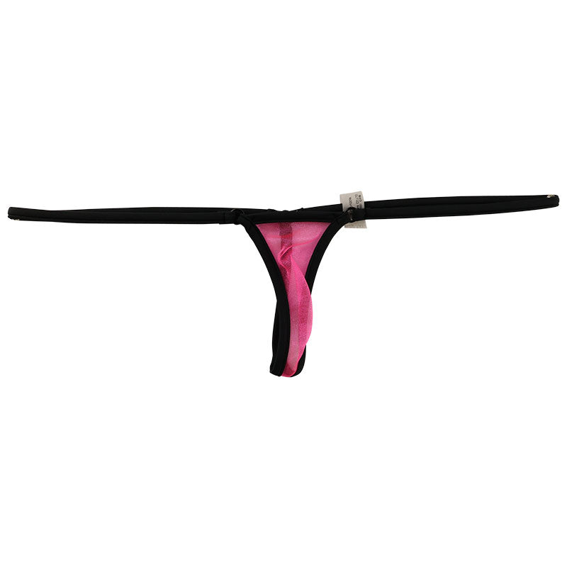 La-Pomme Spark Half Fabric Micro Mini Extra Small G-String 214004