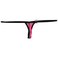 La-Pomme Spark Half Fabric Micro Mini Extra Small G-String 214004