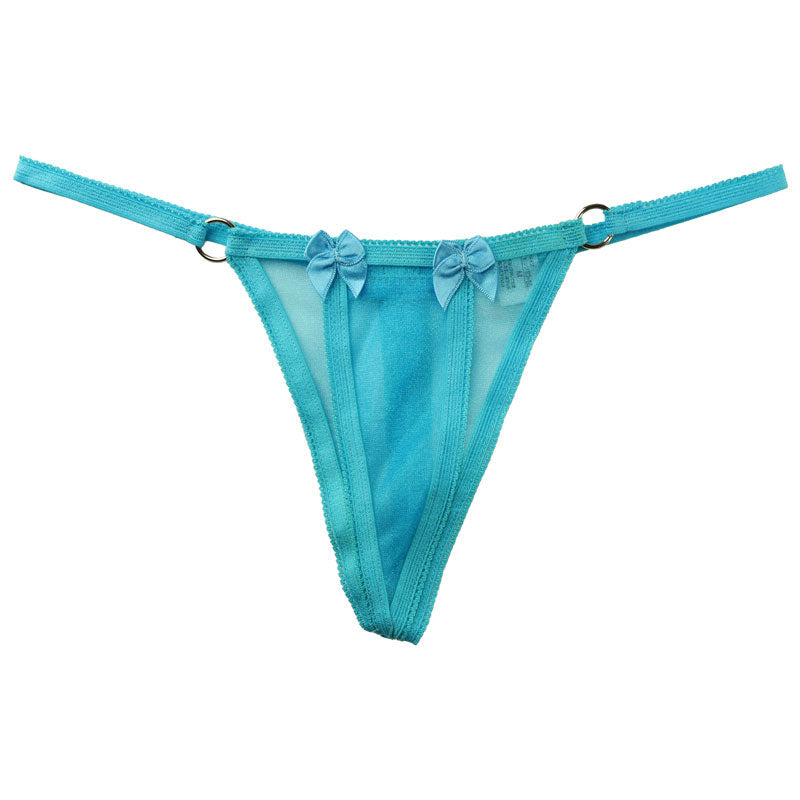 La-Pomme Mistrame spark half fabric G-string 215001