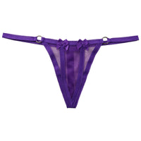 La-Pomme Mistrame spark half fabric G-string 217021