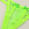 La-Pomme Mistrame spark half fabric G-string 217021