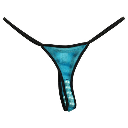 La-Pomme Spark Half Fabric Ball T-back Shorts 219015