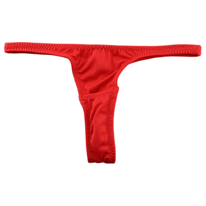 La-Pomme E6000 fabric beaded T-back shorts 222007