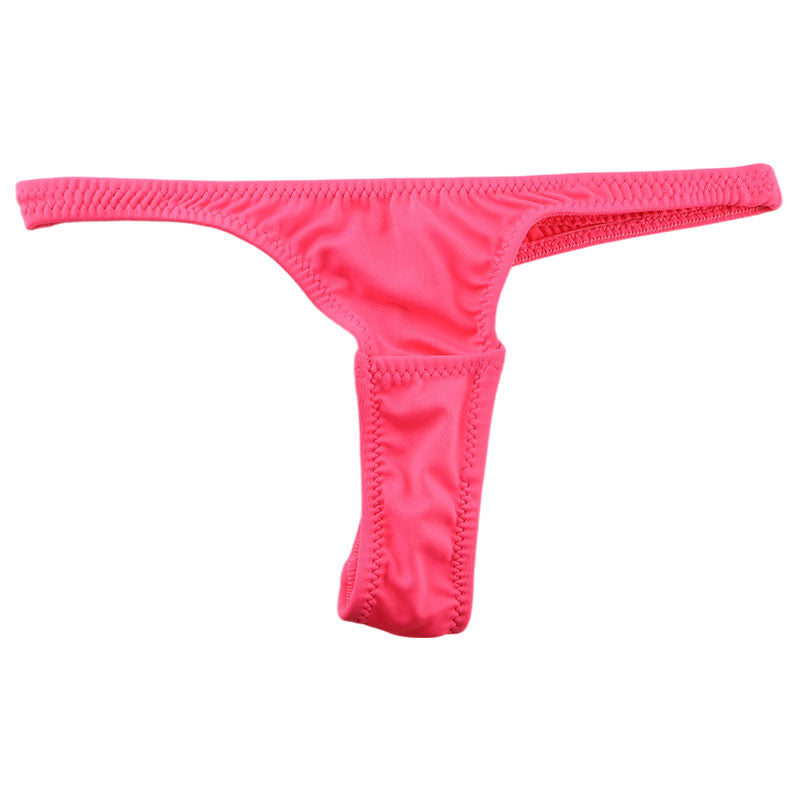 La-Pomme E6000 fabric beaded T-back shorts 222007