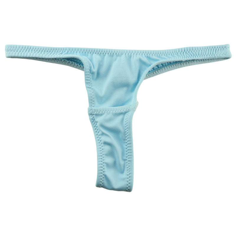 La-Pomme E6000 fabric beaded T-back shorts 222007