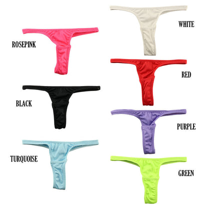 La-Pomme E6000 fabric beaded T-back shorts 222007