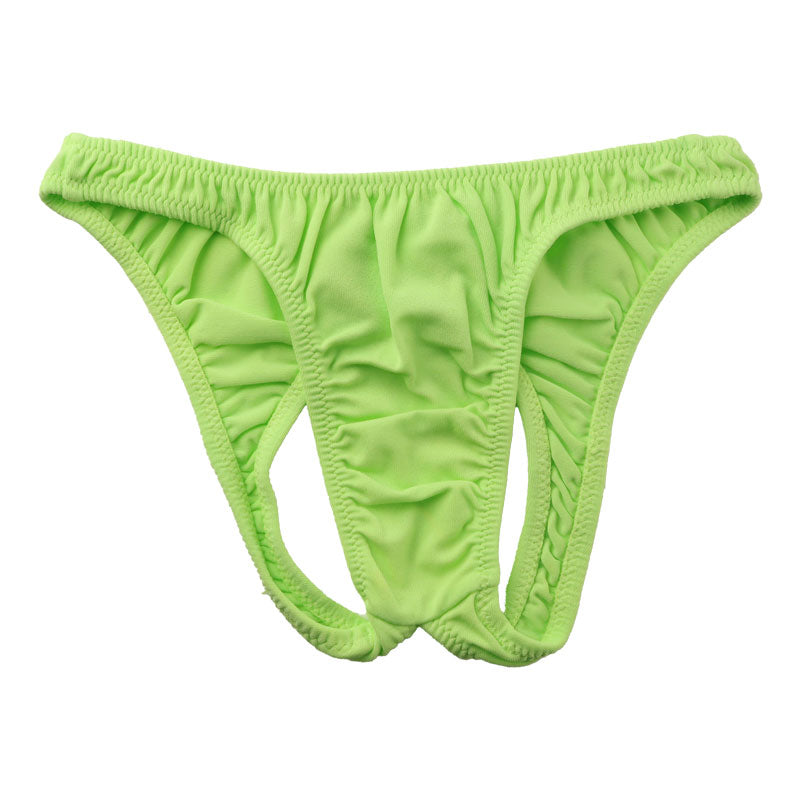 La-Pomme SSS fabric moist smooth stretch O-back shorts 317042