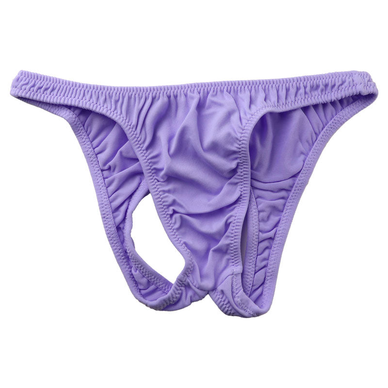 La-Pomme SSS fabric moist smooth stretch O-back shorts 317042