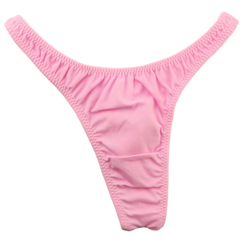 La-Pomme SSS fabric High leg type extra small micro mini T-back shorts 317044