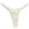 La-Pomme SSS fabric High leg type extra small micro mini T-back shorts 317044