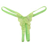 La-Pomme Tulle Lace Pico Rubber Crotch Wrench G-String 319205