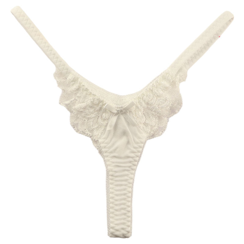 La Paume SSS fabric lace T-back shorts 319208
