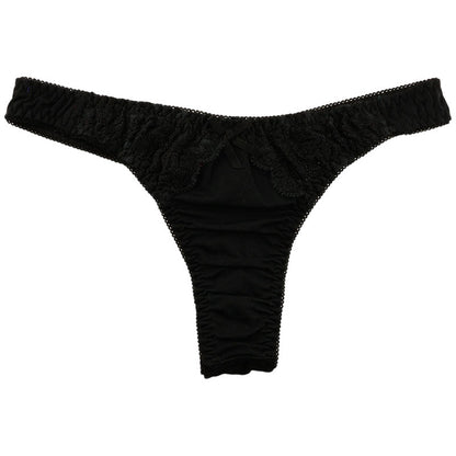 【OUTLET】ラ・ポーム SSS生地 レース Tバックショーツ 321121