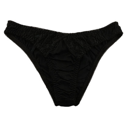 【OUTLET】ラ・ポーム SSS生地 レース フルバックショーツ 321122