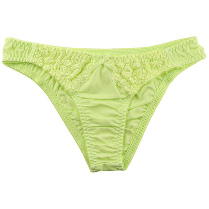 【OUTLET】ラ・ポーム SSS生地 レース フルバックショーツ 321122