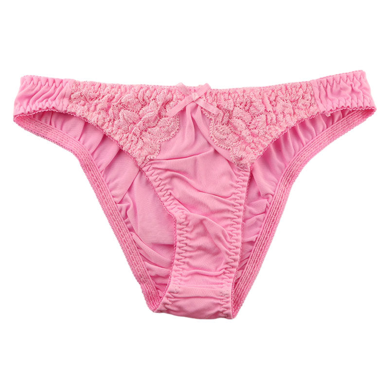 【OUTLET】ラ・ポーム SSS生地 レース フルバックショーツ 321122