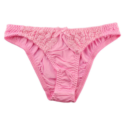 【OUTLET】ラ・ポーム SSS生地 レース フルバックショーツ 321122