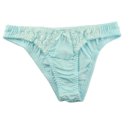 【OUTLET】ラ・ポーム SSS生地 レース フルバックショーツ 321122