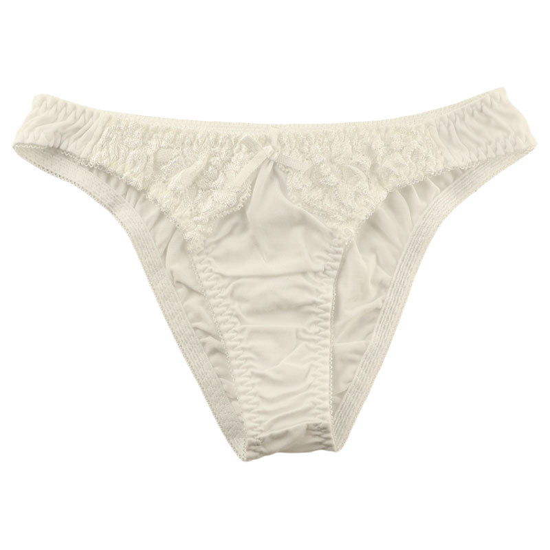 【OUTLET】ラ・ポーム SSS生地 レース フルバックショーツ 321122