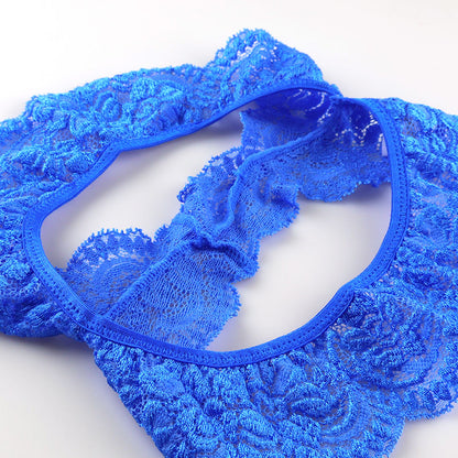 【OUTLET】ラ・ポーム ストレッチレース ローライズ Tバックショーツ 321123
