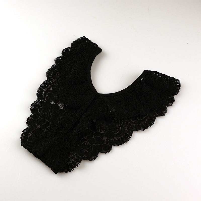 La-Pomme Stretch Lace All-Lace Half-Back Shorts 321124