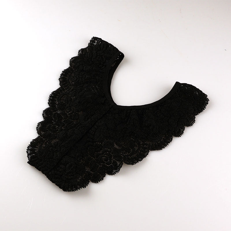 La-Pomme Stretch Lace All-Lace Half-Back Shorts 321124