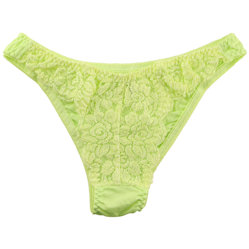 La-Pomme SSS fabric lace full back shorts 322036