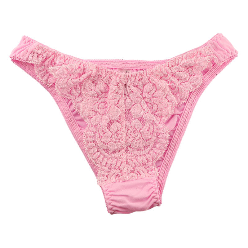 【OUTLET】ラ・ポーム SSS生地 レース フルバックショーツ 322036