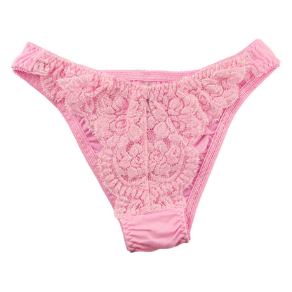 【OUTLET】ラ・ポーム SSS生地 レース フルバックショーツ 322036