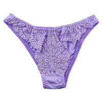 La-Pomme SSS fabric lace full back shorts 322036