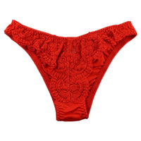 La Paume SSS fabric lace full back shorts 322036