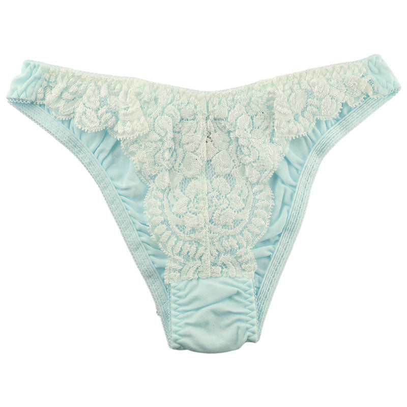 【OUTLET】ラ・ポーム SSS生地 レース フルバックショーツ 322036