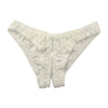 La-Pomme SSS Fabric Stretch Lace Open Crotch Half Back Shorts 322038