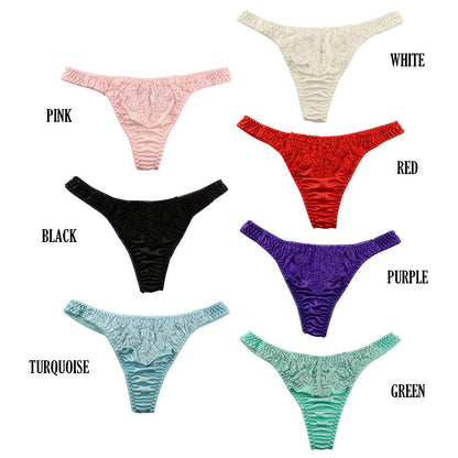 【OUTLET】ラ・ポーム フェリカ生地 レース Tバックショーツ 322039