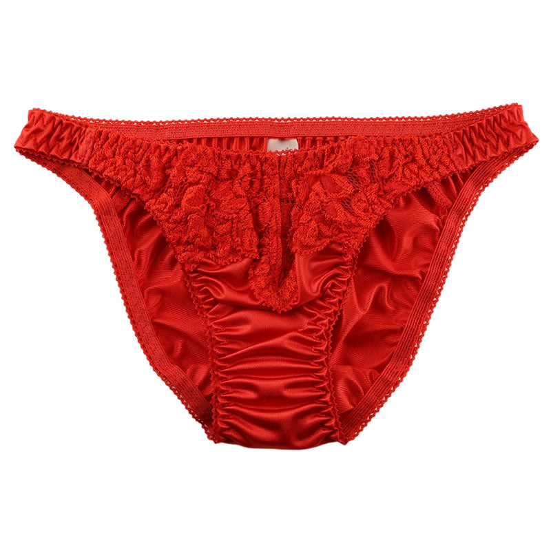 【OUTLET】ラ・ポーム フェリカ生地 レース フルバックショーツ 322040