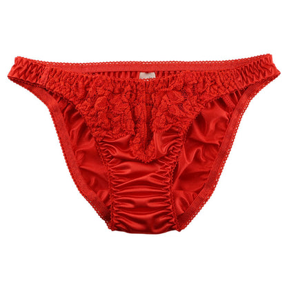 【OUTLET】ラ・ポーム フェリカ生地 レース フルバックショーツ 322040