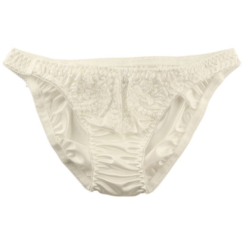 【OUTLET】ラ・ポーム フェリカ生地 レース フルバックショーツ 322040