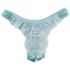 La Paume Felica fabric open crotch T-back shorts 322044