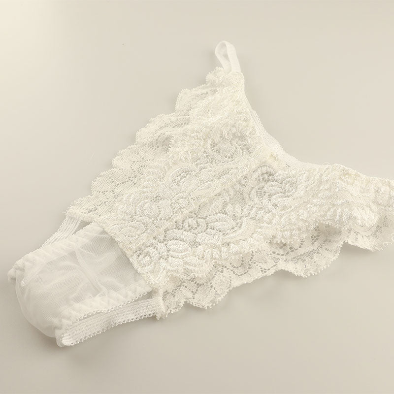 La-Pomme 20 Half Fabric Lace Fullback Shorts 322047