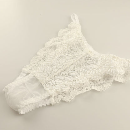 La-Pomme 20 Half Fabric Lace Fullback Shorts 322047